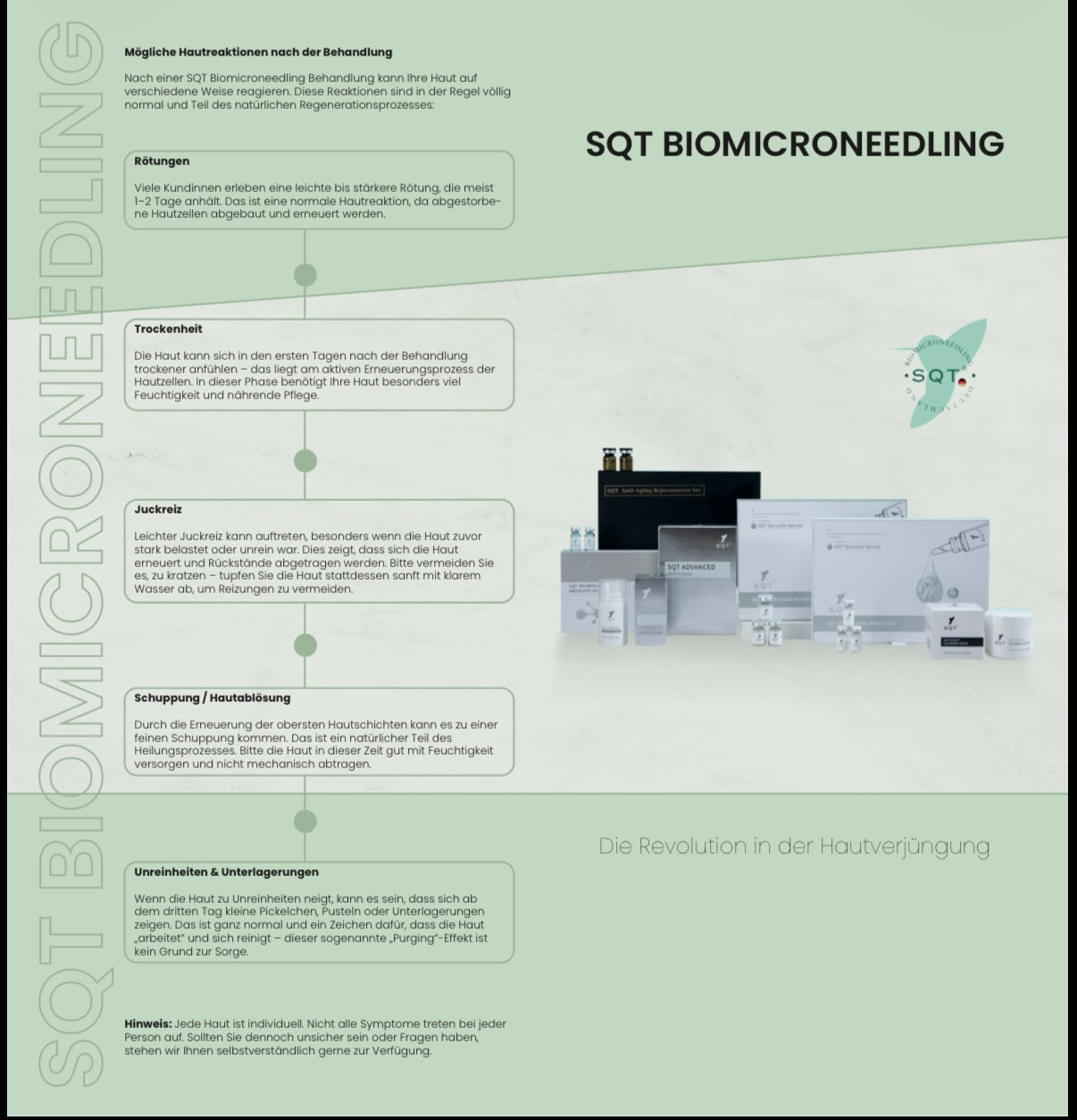 Flyer inkl. Nachsorge Empfehlung 30 Stück