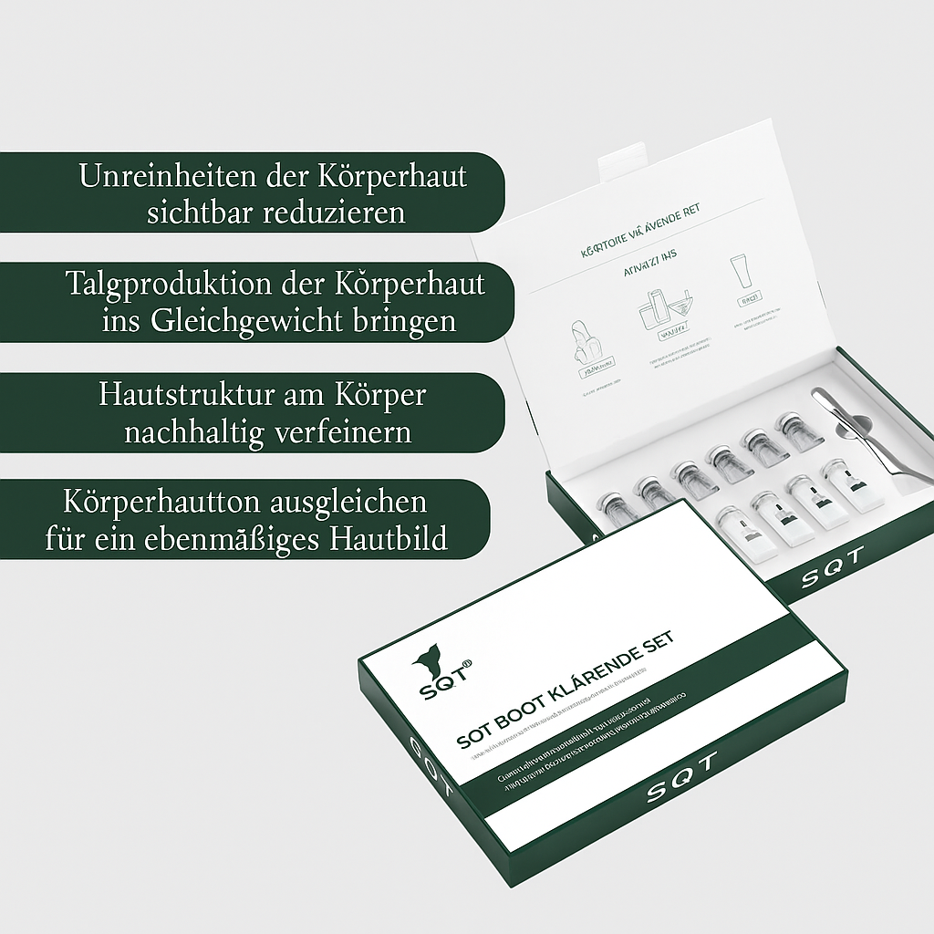 Set - 1 SQT Body Clarifying Set und 1 Restore Gel 150 ml