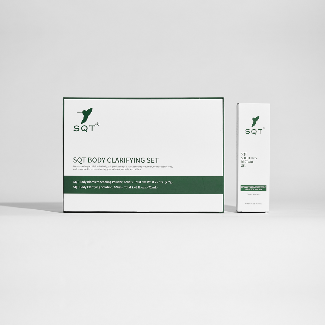 Set - 1 SQT Body Clarifying Set und 1 Restore Gel 150 ml