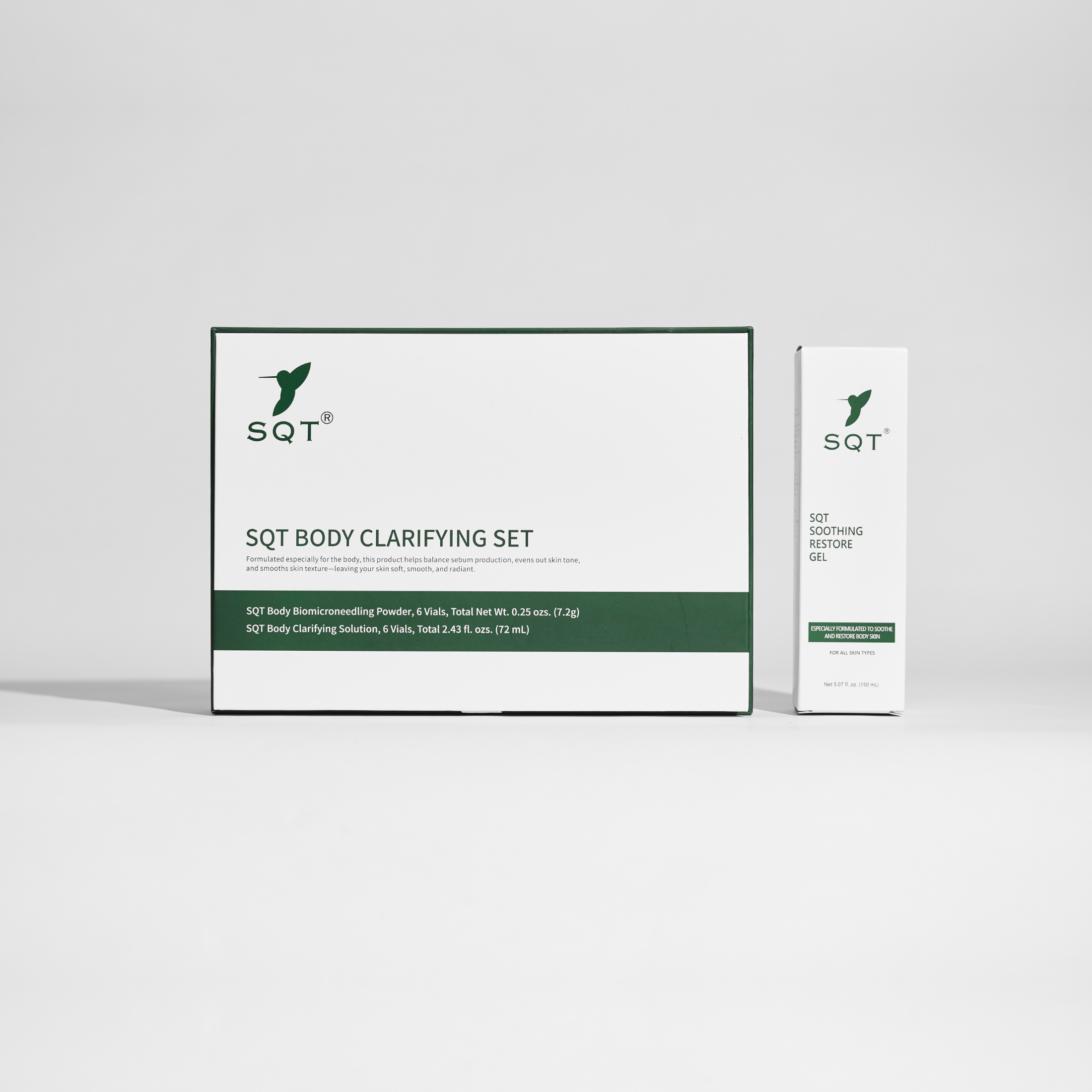 Set - 1 SQT Body Clarifying Set und 1 Restore Gel 150 ml