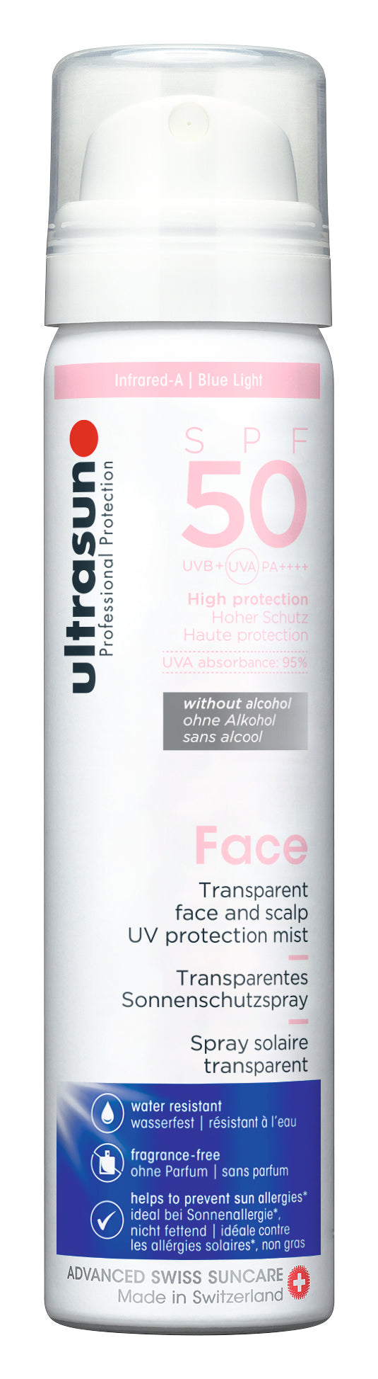 Face & Scalp UV Protection Mist SPF 50