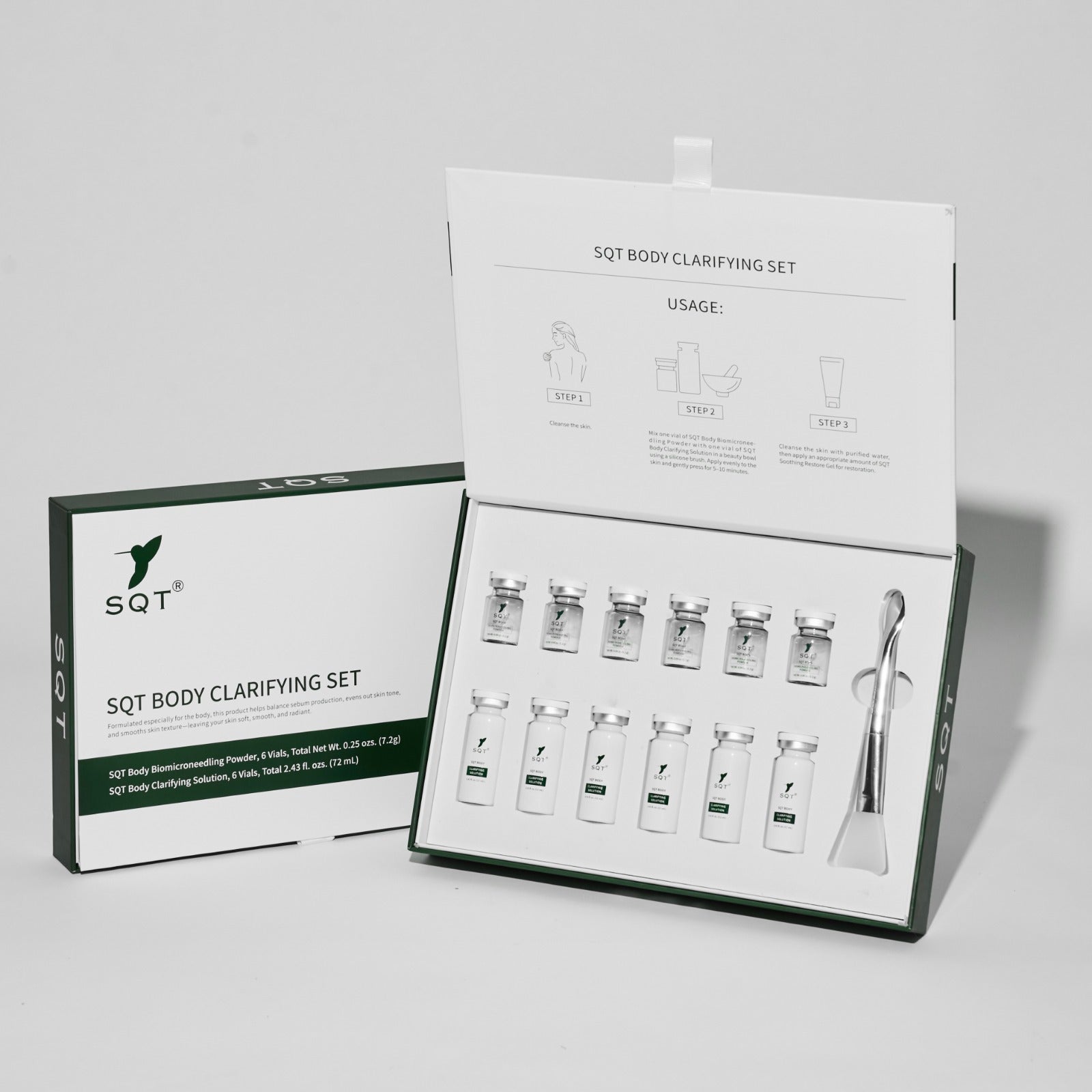 Set - 1 SQT Body Clarifying Set und 1 Restore Gel 150 ml