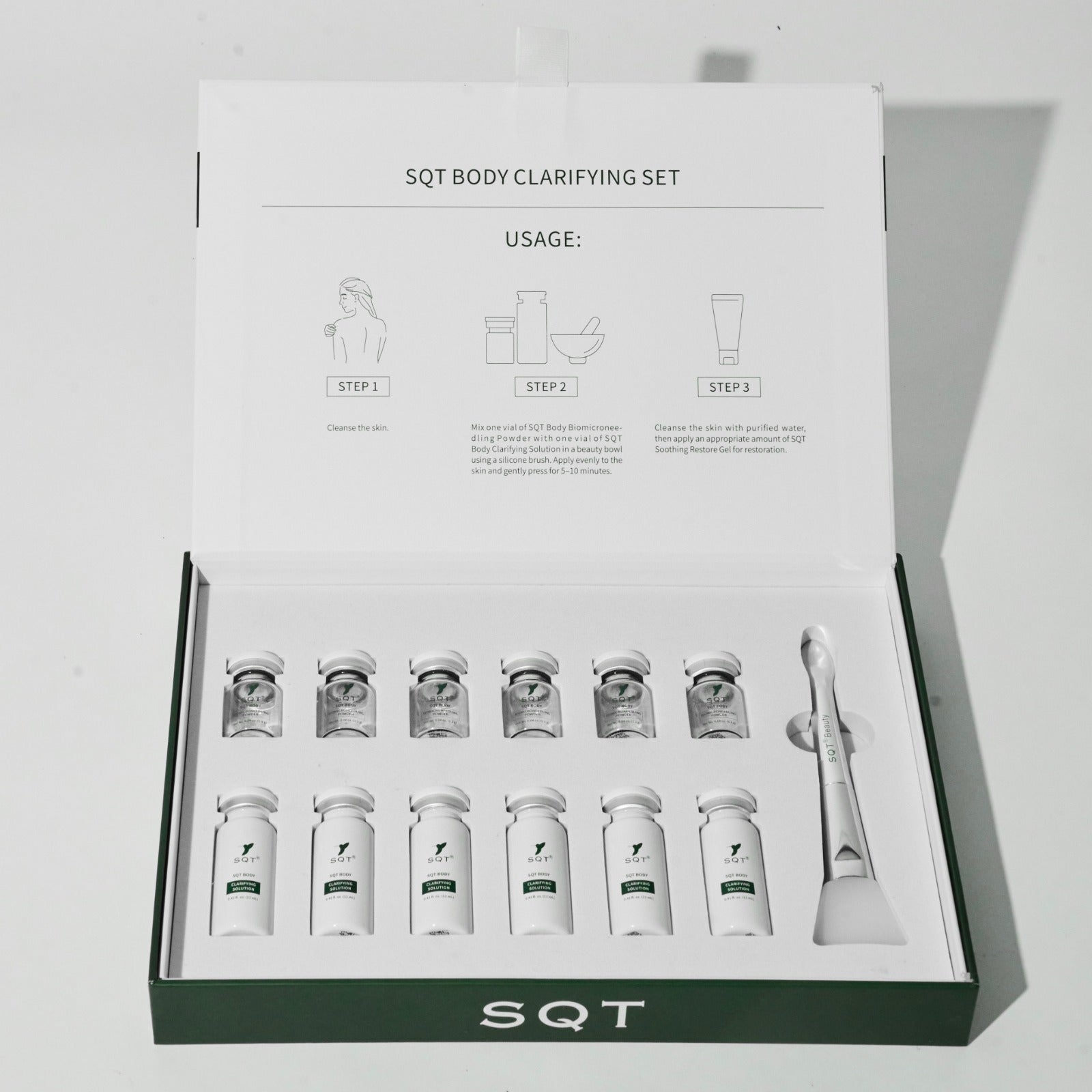 Set - 1 SQT Body Clarifying Set und 1 Restore Gel 150 ml