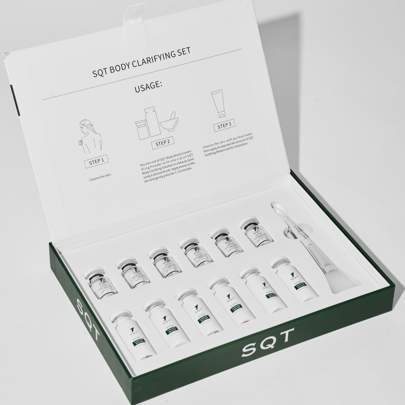 Set - 1 SQT Body Clarifying Set und 1 Restore Gel 150 ml