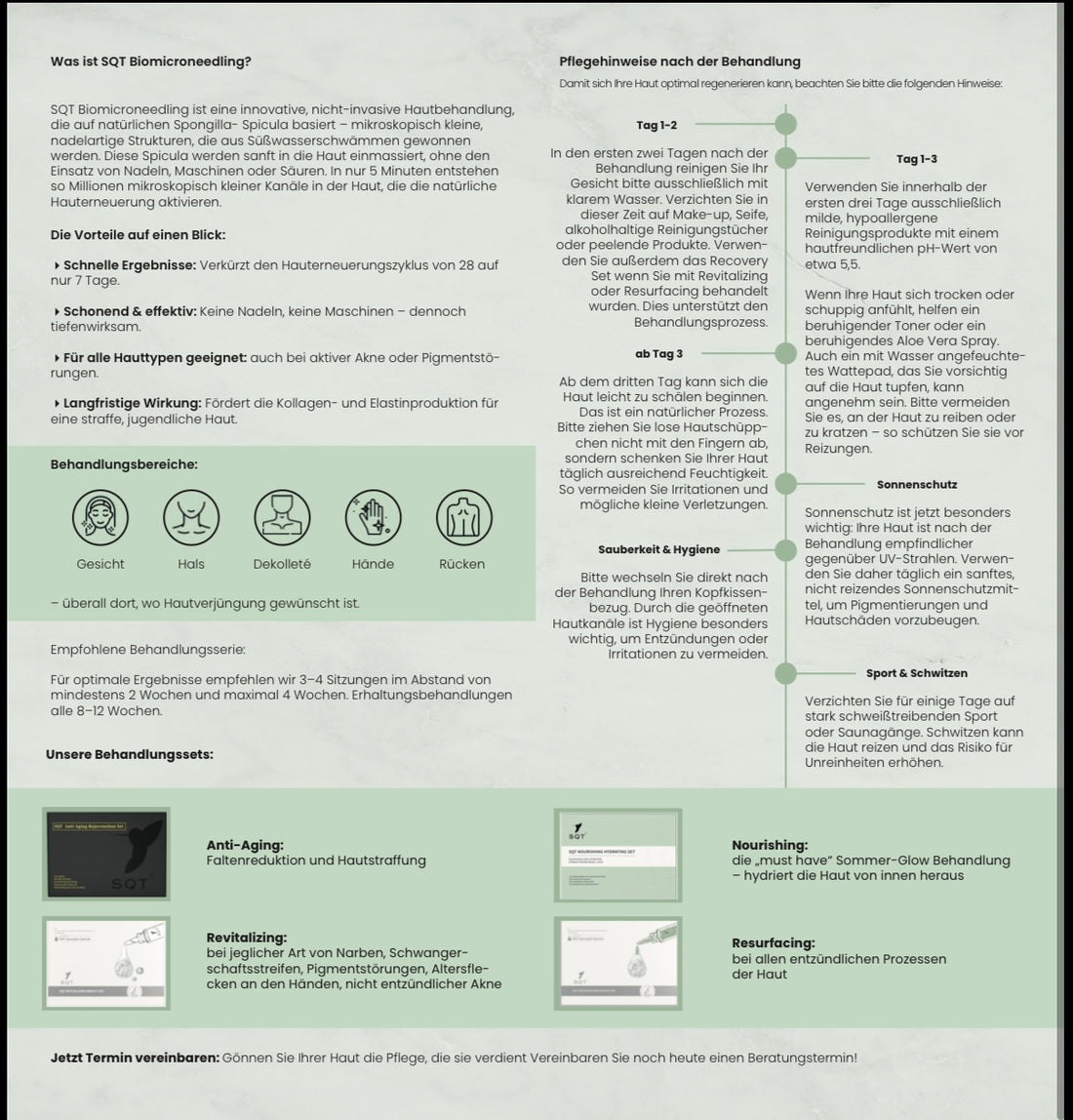Flyer inkl. Nachsorge Empfehlung 30 Stück
