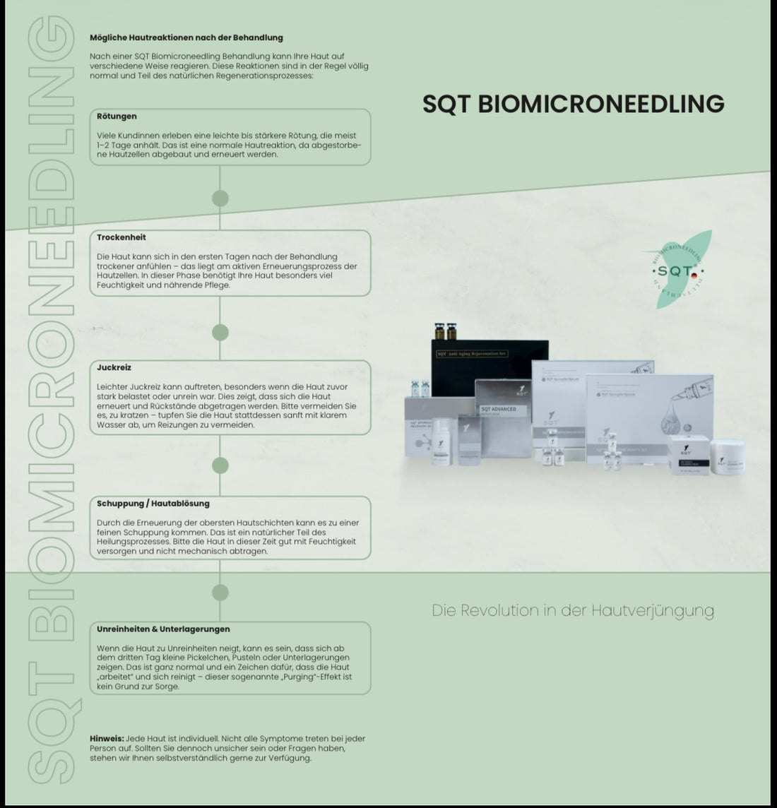 Flyer inkl. Nachsorge Empfehlung 30 Stück